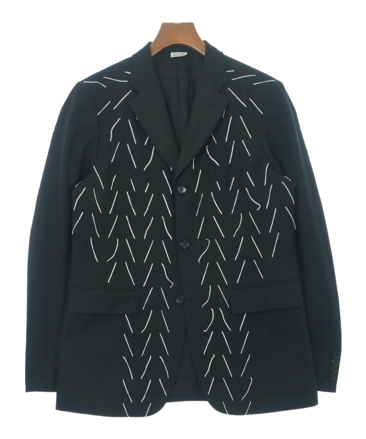 COMME des GARCONS HOMME DEUX カジュアルジャケット 黒 L 【公式通販】
