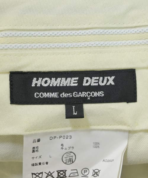 COMME des GARCONS HOMME DEUX（コムデギャルソンオムドゥ）スラックス 黒 サイズ:L メンズ/2200666201164