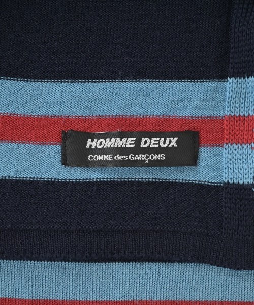 COMME des GARCONS HOMME DEUX（コムデギャルソンオムドゥ）マフラー 紺 サイズ:- メンズ/2200667055155