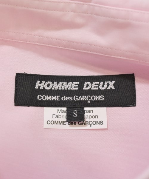 COMME des GARCONS HOMME DEUX（コムデギャルソンオムドゥ）カジュアルシャツ ピンク サイズ:S メンズ/2200667863118