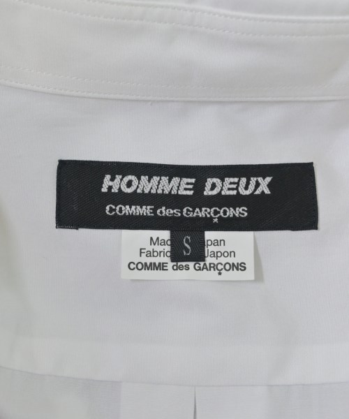 COMME des GARCONS HOMME DEUX（コムデギャルソンオムドゥ）カジュアルシャツ 白 サイズ:S メンズ/2200666959065