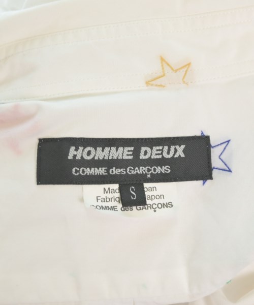 COMME des GARCONS HOMME DEUX（コムデギャルソンオムドゥ）カジュアルシャツ 白 サイズ:S メンズ/2200668881197
