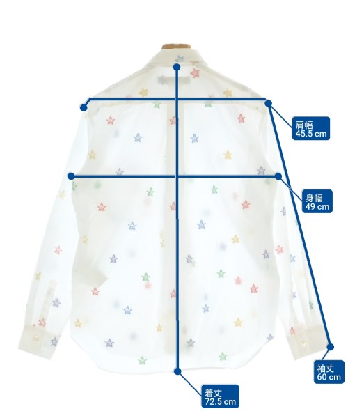 COMME des GARCONS HOMME DEUX（コムデギャルソンオムドゥ）カジュアルシャツ 白 サイズ:S メンズ/2200668881197
