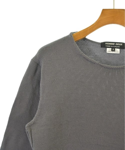 COMME des GARCONS HOMME DEUX（コムデギャルソンオムドゥ）ニット・セーター グレー サイズ:M メンズ/2200663424030