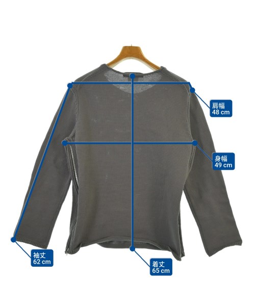 COMME des GARCONS HOMME DEUX（コムデギャルソンオムドゥ）ニット・セーター グレー サイズ:M メンズ/2200663424030