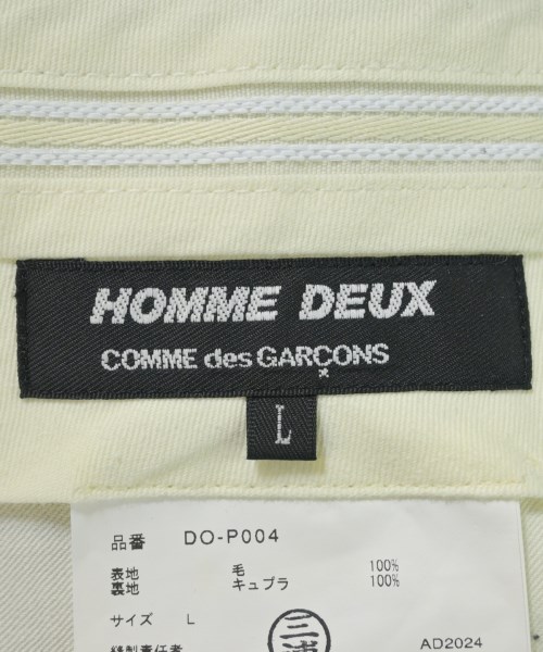 COMME des GARCONS HOMME DEUX（コムデギャルソンオムドゥ）スラックス 黒 サイズ:L メンズ/2200668387057
