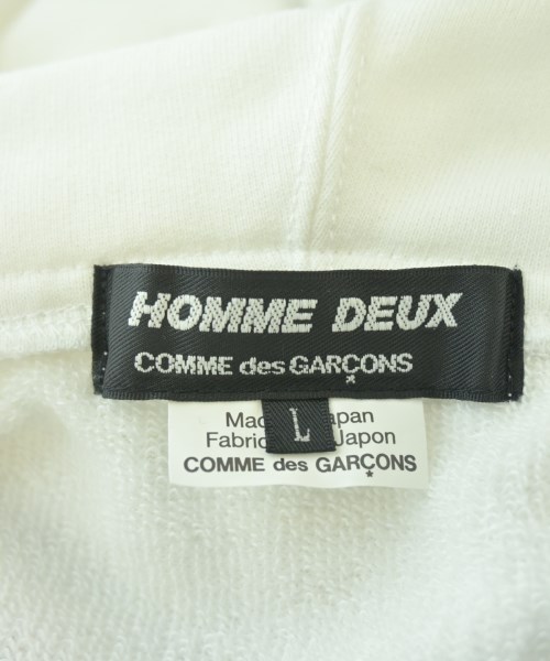 COMME des GARCONS HOMME DEUX（コムデギャルソンオムドゥ）パーカー 白 サイズ:L メンズ/2200668387064