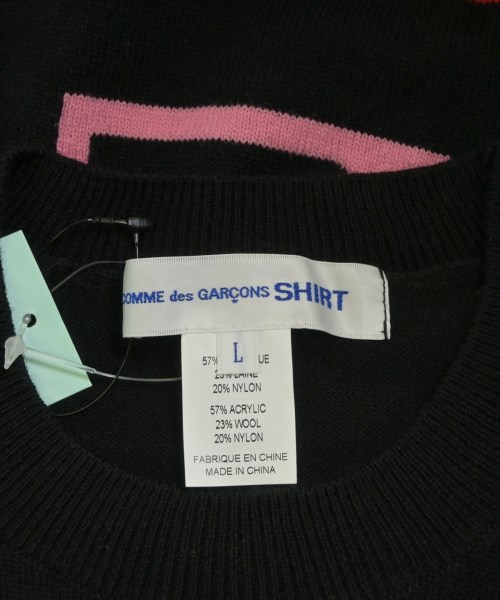 COMME des GARCONS SHIRT（コムデギャルソンシャツ）ニット・セーター 黒 サイズ:L メンズ/2200669089097