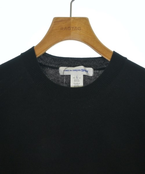 COMME des GARCONS SHIRT（コムデギャルソンシャツ）ニット・セーター 黒 サイズ:L メンズ/2200669089097