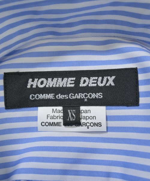COMME des GARCONS HOMME DEUX（コムデギャルソンオムドゥ）カジュアルシャツ 青 サイズ:XS メンズ/2200669418064