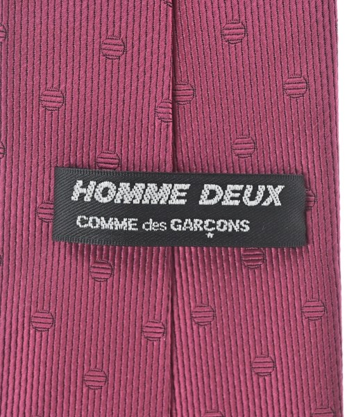 COMME des GARCONS HOMME DEUX（コムデギャルソンオムドゥ）ネクタイ ピンク サイズ:- メンズ/2200669418279