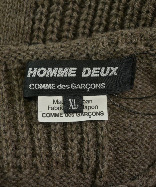 COMME des GARCONS HOMME DEUX（コムデギャルソンオムドゥ）ニット・セーター 茶 サイズ:XL メンズ/2200667706033