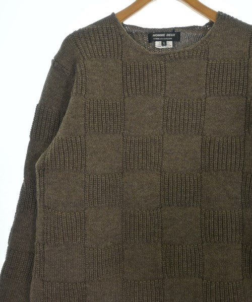 COMME des GARCONS HOMME DEUX（コムデギャルソンオムドゥ）ニット・セーター 茶 サイズ:XL メンズ/2200667706033