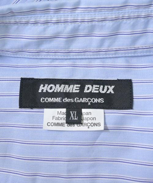 COMME des GARCONS HOMME DEUX（コムデギャルソンオムドゥ）カジュアルシャツ 青 サイズ:XL メンズ/2200669764246