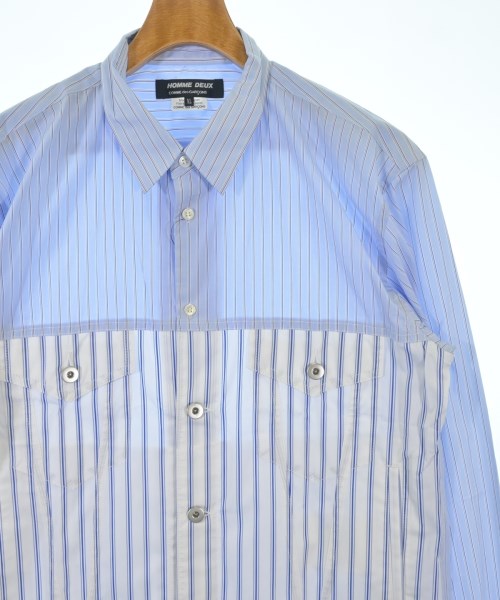 COMME des GARCONS HOMME DEUX（コムデギャルソンオムドゥ）カジュアルシャツ 青 サイズ:XL メンズ/2200669764246