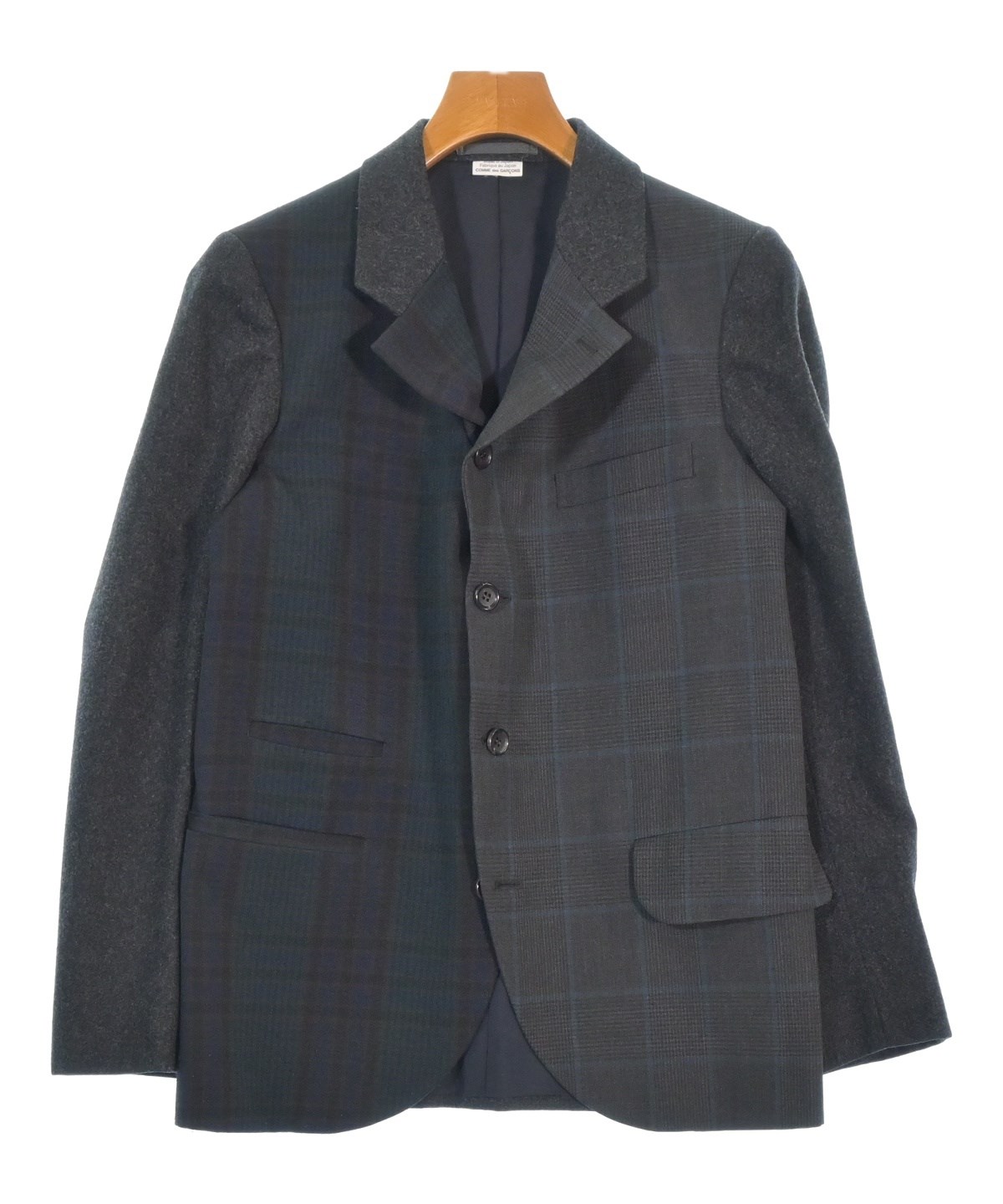 COMME des GARCONS HOMME DEUX カジュアルジャケット グレー XS 【公式 