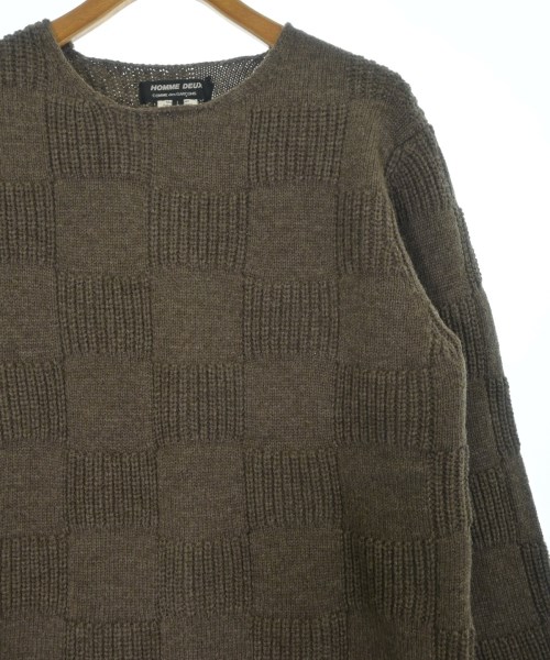 COMME des GARCONS HOMME DEUX（コムデギャルソンオムドゥ）ニット・セーター 茶 サイズ:L メンズ/2200666538017