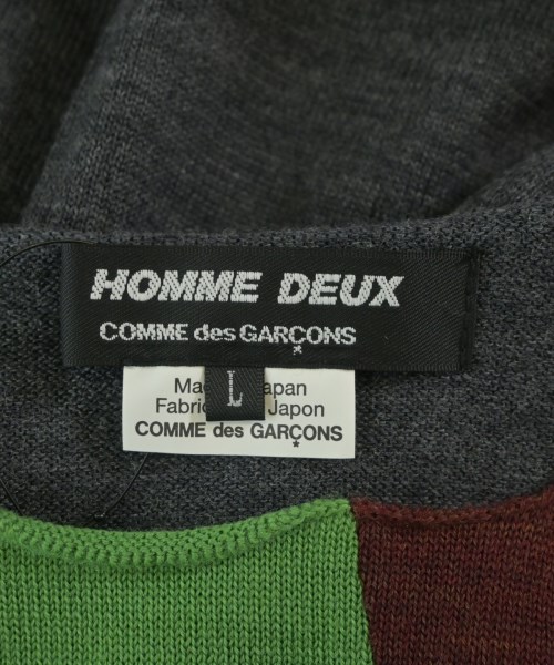 COMME des GARCONS HOMME DEUX（コムデギャルソンオムドゥ）ニット・セーター グレー サイズ:L メンズ/2200666538024