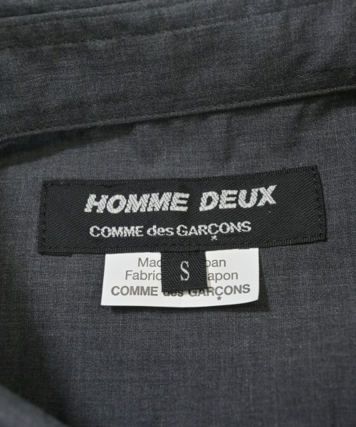 COMME des GARCONS HOMME DEUX（コムデギャルソンオムドゥ）カジュアルシャツ グレー サイズ:S メンズ/2200666538086