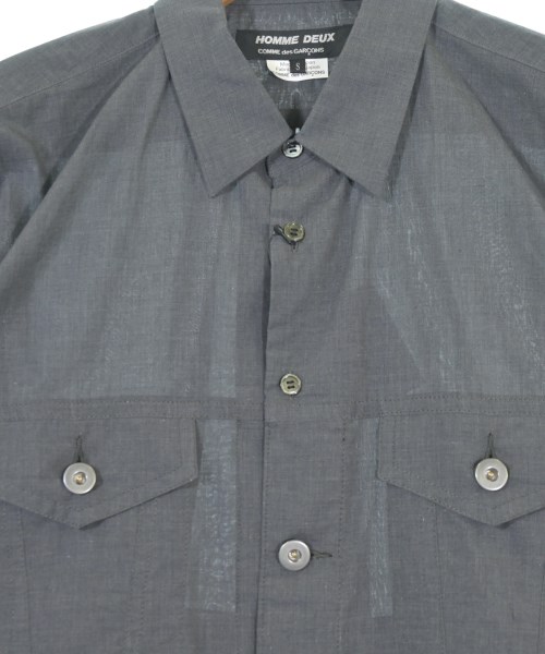 COMME des GARCONS HOMME DEUX（コムデギャルソンオムドゥ）カジュアルシャツ グレー サイズ:S メンズ/2200666538093