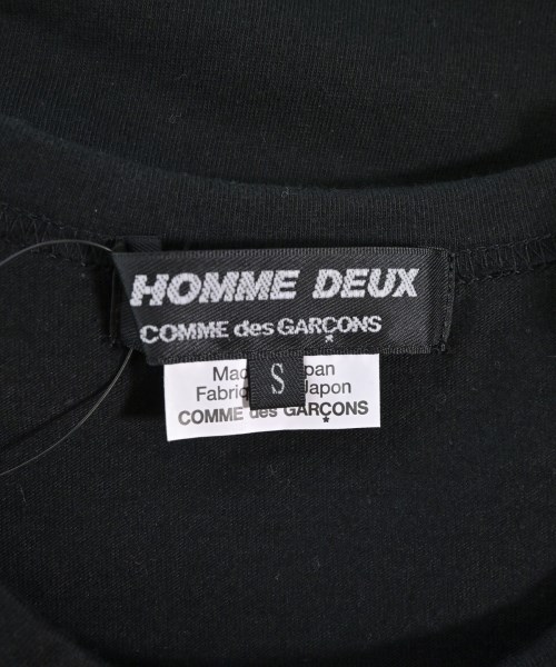 COMME des GARCONS HOMME DEUX（コムデギャルソンオムドゥ）Tシャツ・カットソー 黒 サイズ:S メンズ/2200666538161
