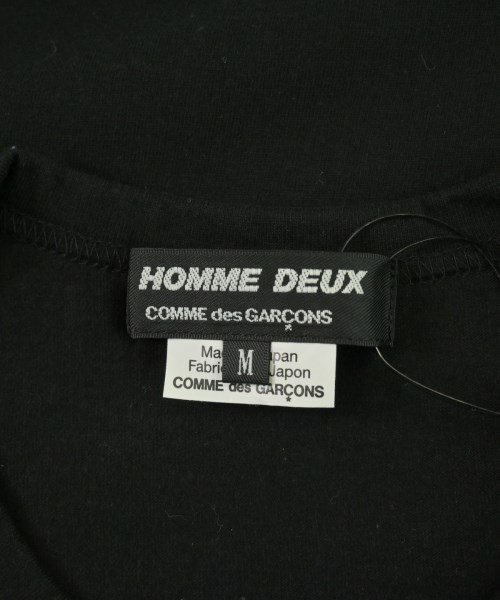 COMME des GARCONS HOMME DEUX（コムデギャルソンオムドゥ）Tシャツ・カットソー 黒 サイズ:M メンズ/2200666538178