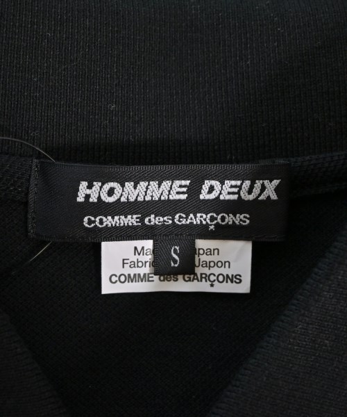 COMME des GARCONS HOMME DEUX（コムデギャルソンオムドゥ）ポロシャツ 黒 サイズ:S メンズ/2200669037067
