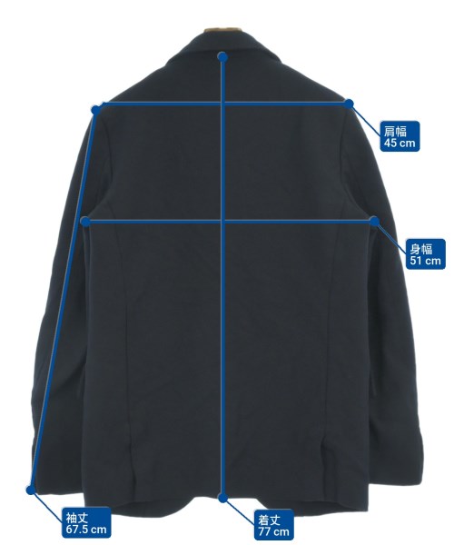 COMME des GARCONS HOMME DEUX（コムデギャルソンオムドゥ）テーラードジャケット 紺 サイズ:M メンズ/2200671037062