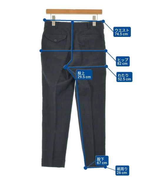 COMME des GARCONS HOMME DEUX（コムデギャルソンオムドゥ）スラックス 緑 サイズ:XS メンズ/2200671177010