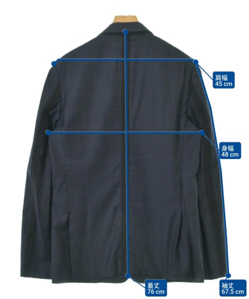 COMME des GARCONS HOMME DEUX（コムデギャルソンオムドゥ）カジュアルジャケット 紺 サイズ:M メンズ/2200670897063