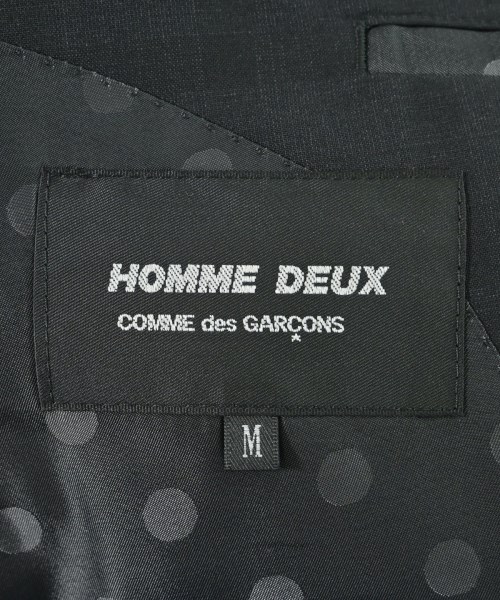COMME des GARCONS HOMME DEUX（コムデギャルソンオムドゥ）カジュアルジャケット 黒 サイズ:M メンズ/2200670897087