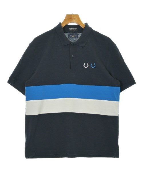 COMME des GARCONS HOMME DEUX(コムデギャルソンオムドゥ)ポロシャツ 紺 サイズ:L/2200671724047