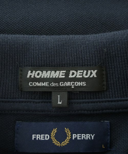 COMME des GARCONS HOMME DEUX（コムデギャルソンオムドゥ）ポロシャツ 紺 サイズ:L メンズ/2200671724047