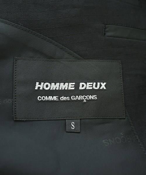 COMME des GARCONS HOMME DEUX（コムデギャルソンオムドゥ）カジュアルジャケット 黒 サイズ:S メンズ/2200671996017