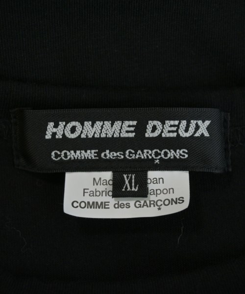 COMME des GARCONS HOMME DEUX（コムデギャルソンオムドゥ）Tシャツ・カットソー 黒 サイズ:XL メンズ/2200729485074