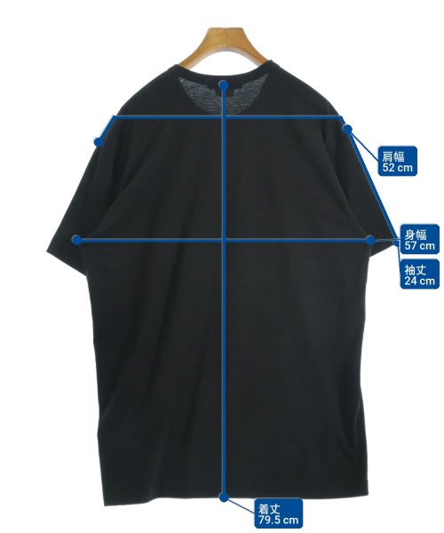 COMME des GARCONS HOMME DEUX（コムデギャルソンオムドゥ）Tシャツ・カットソー 黒 サイズ:XL メンズ/2200729485074