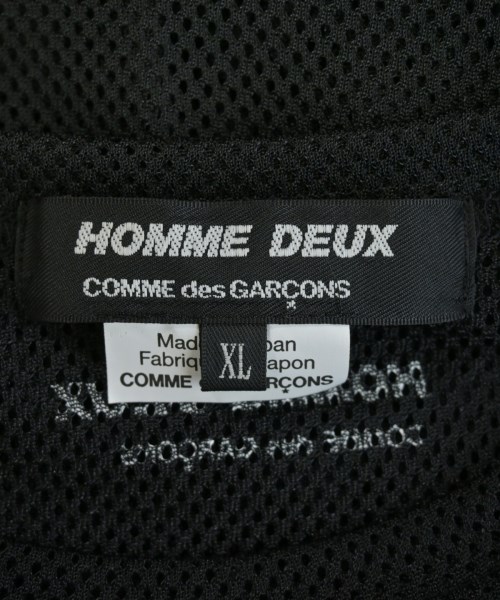 COMME des GARCONS HOMME DEUX（コムデギャルソンオムドゥ）Tシャツ・カットソー 黒 サイズ:XL メンズ/2200729485111
