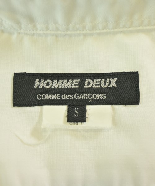 COMME des GARCONS HOMME DEUX（コムデギャルソンオムドゥ）カジュアルシャツ 白 サイズ:S メンズ/2200729689021