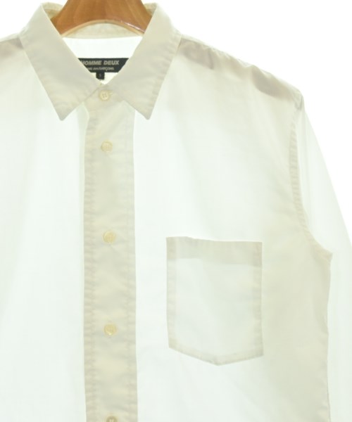 COMME des GARCONS HOMME DEUX（コムデギャルソンオムドゥ）カジュアルシャツ 白 サイズ:S メンズ/2200729689021