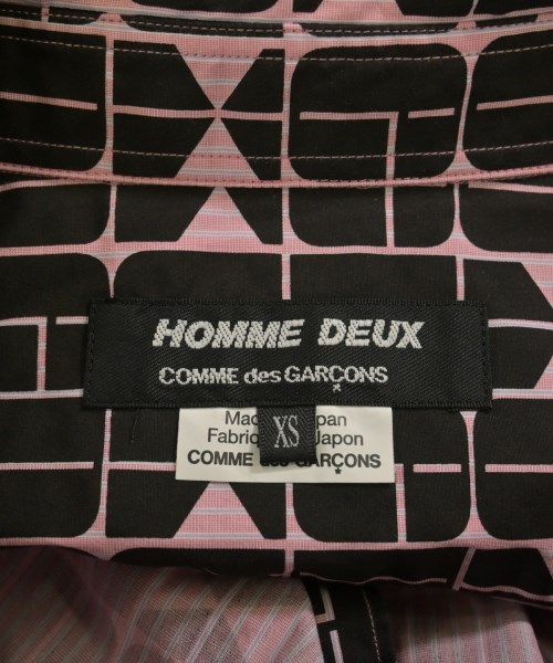 COMME des GARCONS HOMME DEUX（コムデギャルソンオムドゥ）カジュアルシャツ ピンク サイズ:XS メンズ/2200729708067