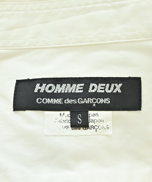 COMME des GARCONS HOMME DEUX（コムデギャルソンオムドゥ）カジュアルシャツ 白 サイズ:S メンズ/2200731002030