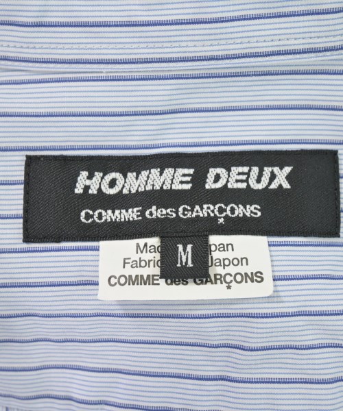 COMME des GARCONS HOMME DEUX（コムデギャルソンオムドゥ）カジュアルシャツ 青 サイズ:M メンズ/2200733719080