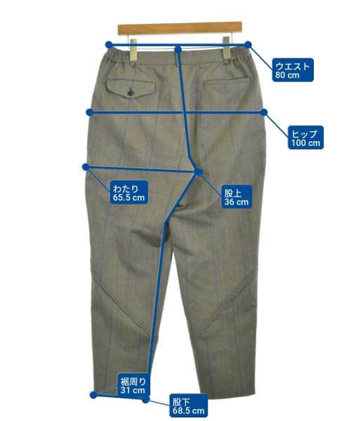 COMME des GARCONS HOMME DEUX（コムデギャルソンオムドゥ）スラックス グレー サイズ:L メンズ/2200734041043