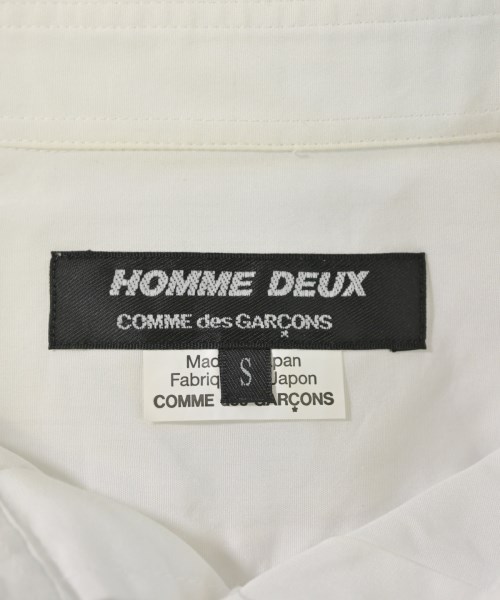 COMME des GARCONS HOMME DEUX（コムデギャルソンオムドゥ）カジュアルシャツ 白 サイズ:S メンズ/2200734038043