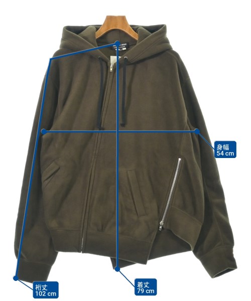 COMME des GARCONS HOMME DEUX（コムデギャルソンオムドゥ）パーカー カーキ サイズ:XL メンズ/2200730443025