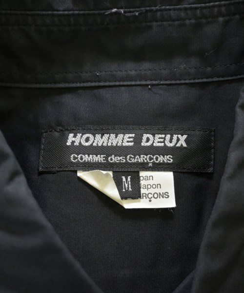 COMME des GARCONS HOMME DEUX（コムデギャルソンオムドゥ）カジュアルシャツ 黒 サイズ:M メンズ/2200730443063