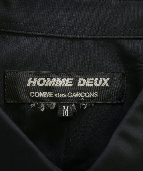 COMME des GARCONS HOMME DEUX（コムデギャルソンオムドゥ）カジュアルシャツ 黒 サイズ:M メンズ/2200730443094
