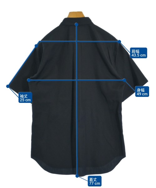 COMME des GARCONS HOMME DEUX（コムデギャルソンオムドゥ）カジュアルシャツ 黒 サイズ:M メンズ/2200730443094