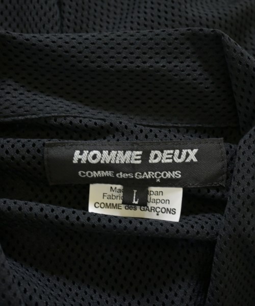 COMME des GARCONS HOMME DEUX（コムデギャルソンオムドゥ）カジュアルシャツ 黒 サイズ:L メンズ/2200730443100