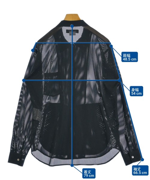 COMME des GARCONS HOMME DEUX（コムデギャルソンオムドゥ）カジュアルシャツ 黒 サイズ:L メンズ/2200730443100